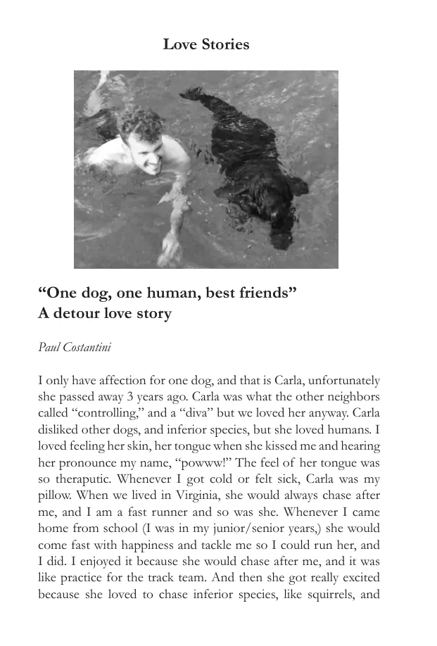 Love Is Always zine, page 8